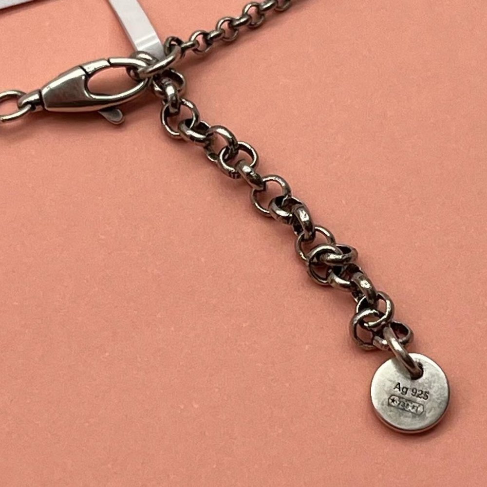 Gucci Classic Interlocking Double G Sterling Silv… - image 8